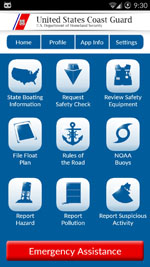 USCG Mobile App screen shot 1