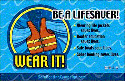 Be a life saver, wear a life jacket!