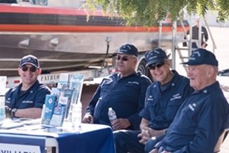 Flotilla 6-4 members at Whalefest 2018