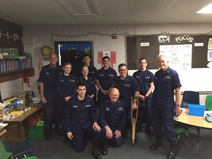 Monterey Coast Guard and Auxiliary participated in Read Across America Feb 28, 2019