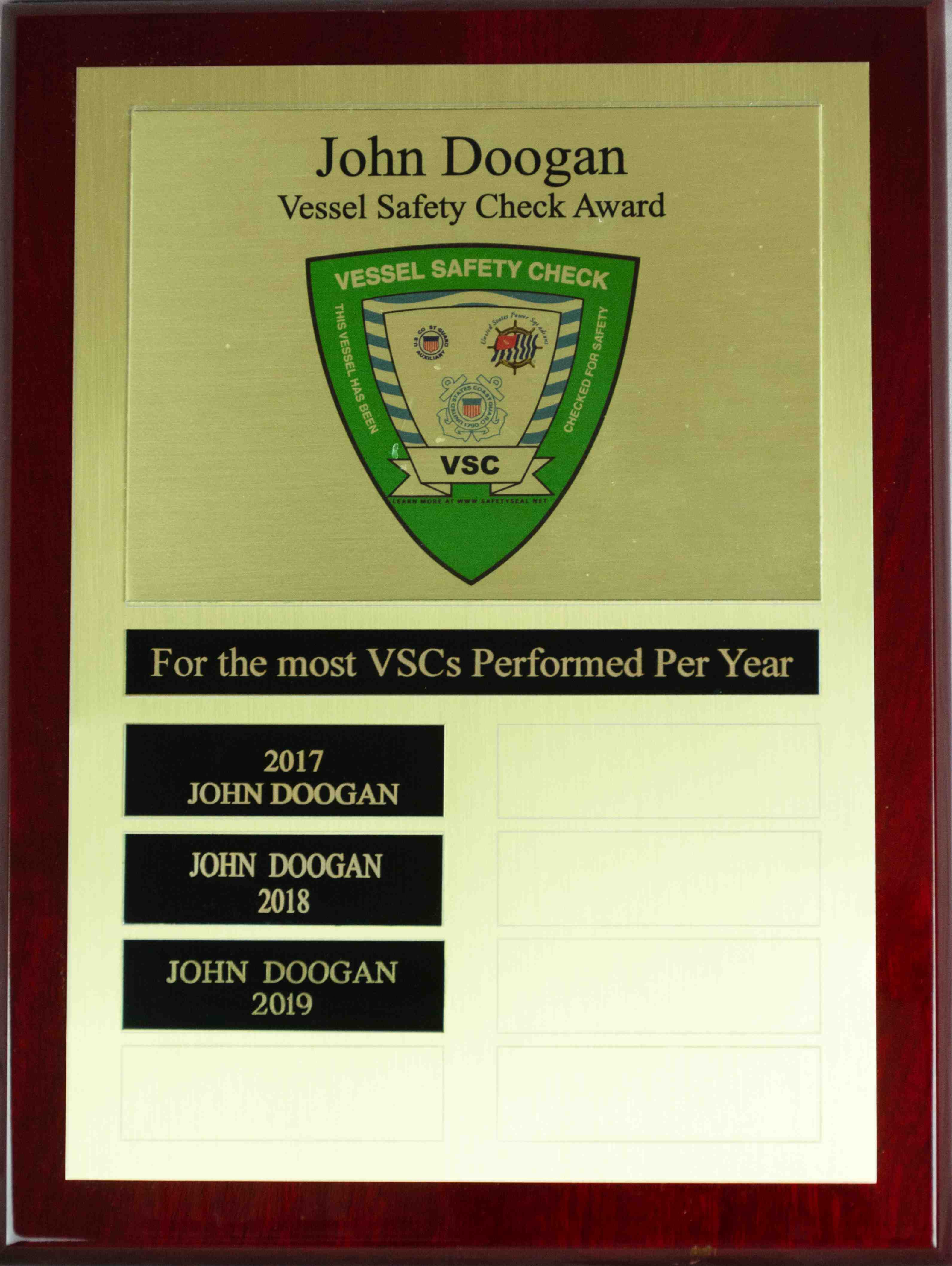 John Doogan VE Award