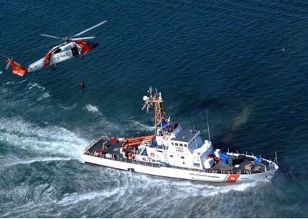 USCG Rescue at Sea