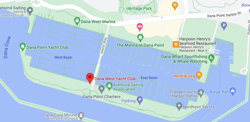 map of dana point harbor