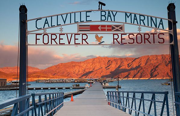 Picture of Callville Bay Marina at Lake Mead.