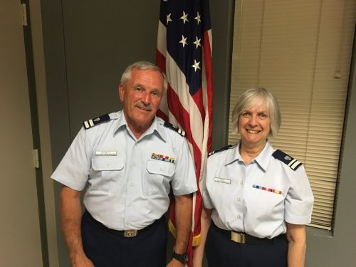 Picture of our new Commander and Vice Commander