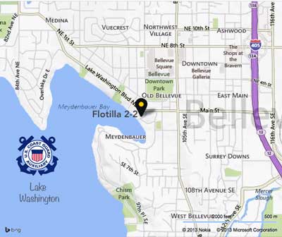 Flotilla 2-2 meeting location: map