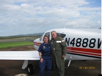 George and a member preparing for Air Mission