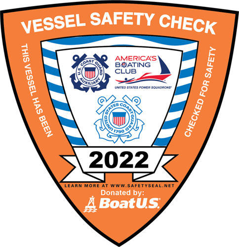 Image of the 2022 Vessel Examination Decal