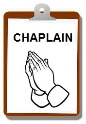 Picture of a Chaplain sheet of paper on a clipboard.