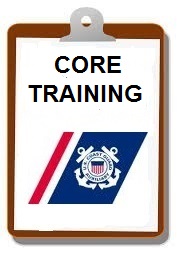 Picture of a Core Training sheet of paper on a clipboard.