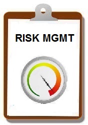 Picture of a Risk Management sheet of paper on a clipboard.