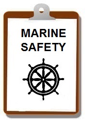 Picture of a Marine Safety sheet of paper on a clipboard.