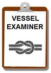 Picture of a Vessel Examiner sheet of paper on a clipboard.