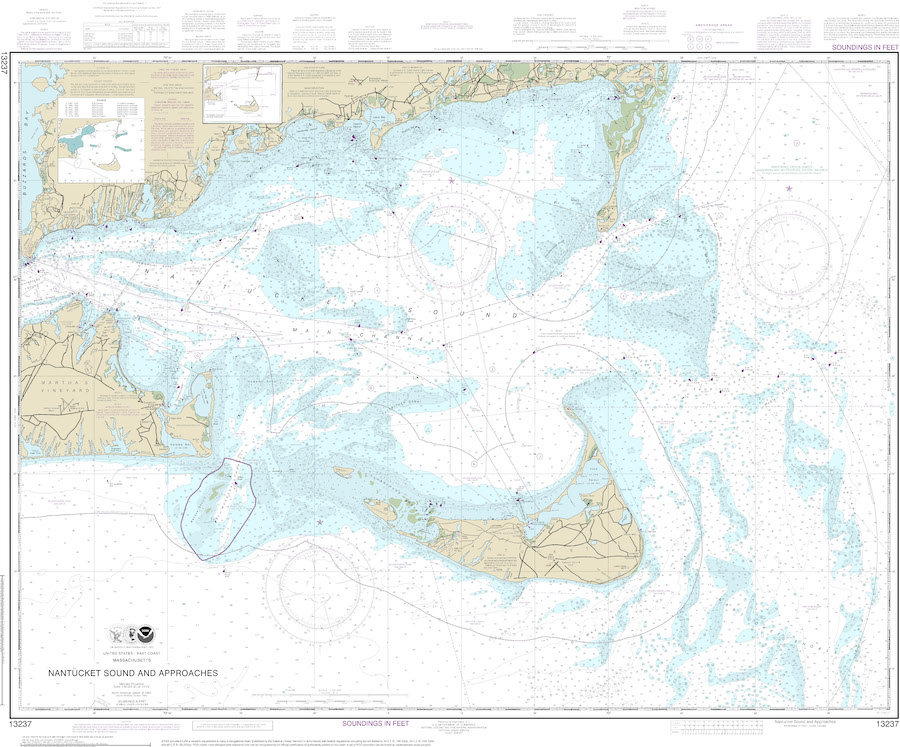 Nantucket Sound Chart