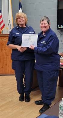 Members receiving awards at Meetings