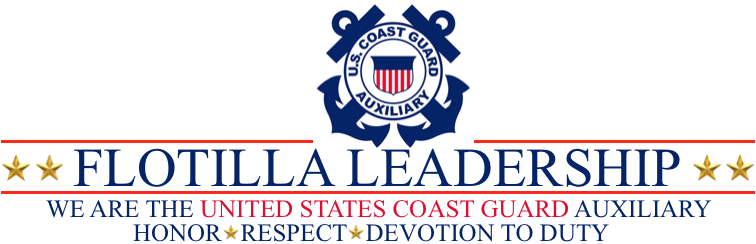 Flotilla leadership banner
