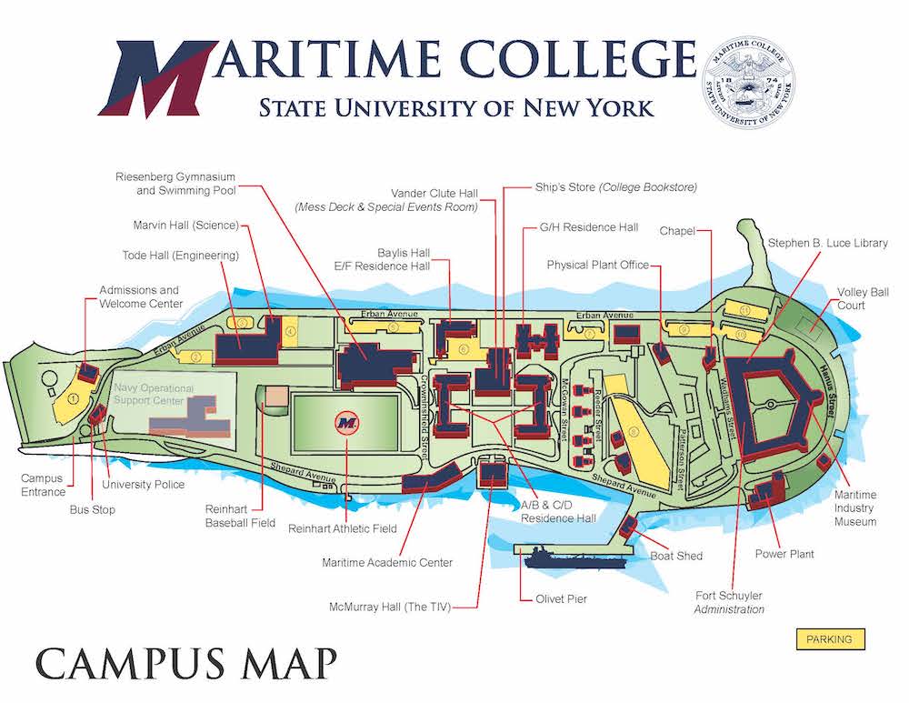SUNY Maritime Campus Map
