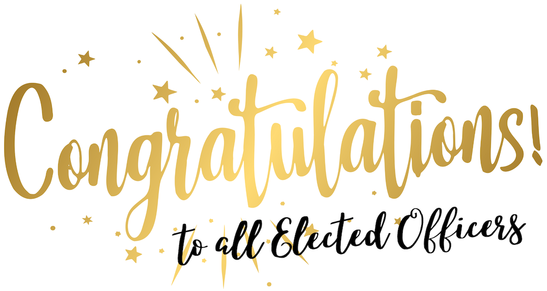Congrats to all elected officers image