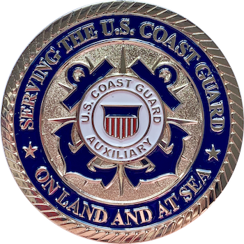 Auxiliary Food Services Challenge Coin Back Face