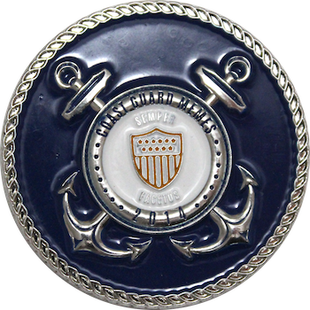 USCG MEMEs Challenge Coin Back Face