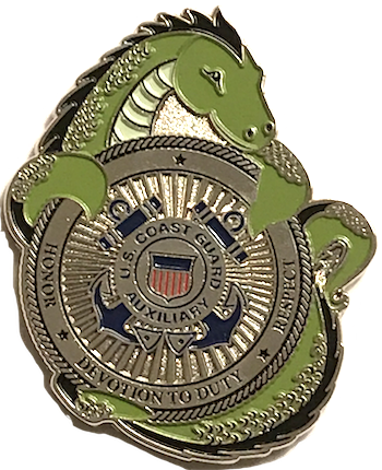 Division 15 Challenge Coin Back Face