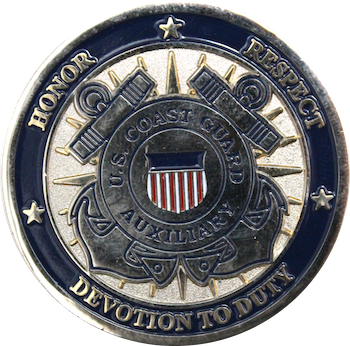 Division 05 Challenge Coin Back Face