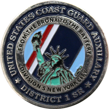 Division 05 Challenge Coin Front Face