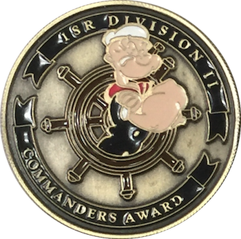 Flotilla 014-11-03 Commanders Award Challenge Coin Front Face
