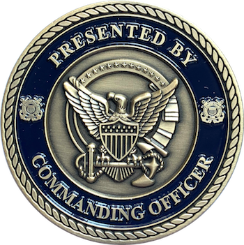 USCGC Lawrence Lawson Challenge Coin Back Face