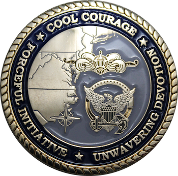 USCGC Richard Snyder Challenge Coin Back (WPC 1127)
