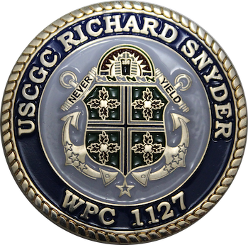 USCGC Richard Snyder Challenge Coin Front (WPC 1127)