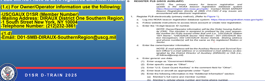 Register PLB - USCG Auxiliary