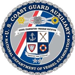 Seal Of The USCGAuxiliary Vessel Exam Department