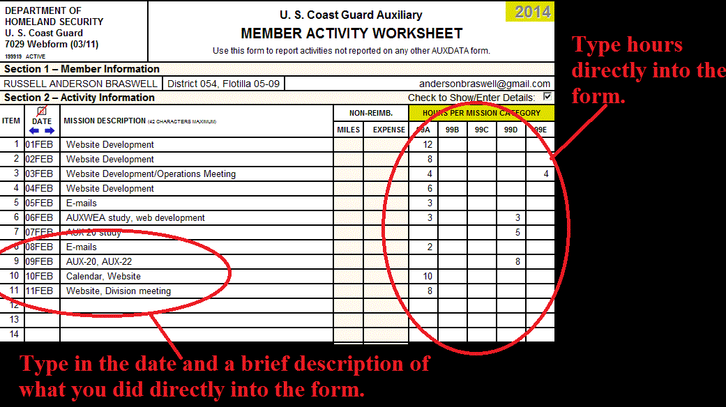 Shows how to save hours on 7029