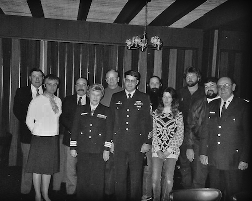 Auxiliary Members with New Members 1988