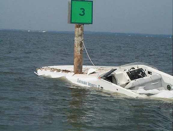 boat crashed