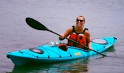 Hayley Amanna in her kayak