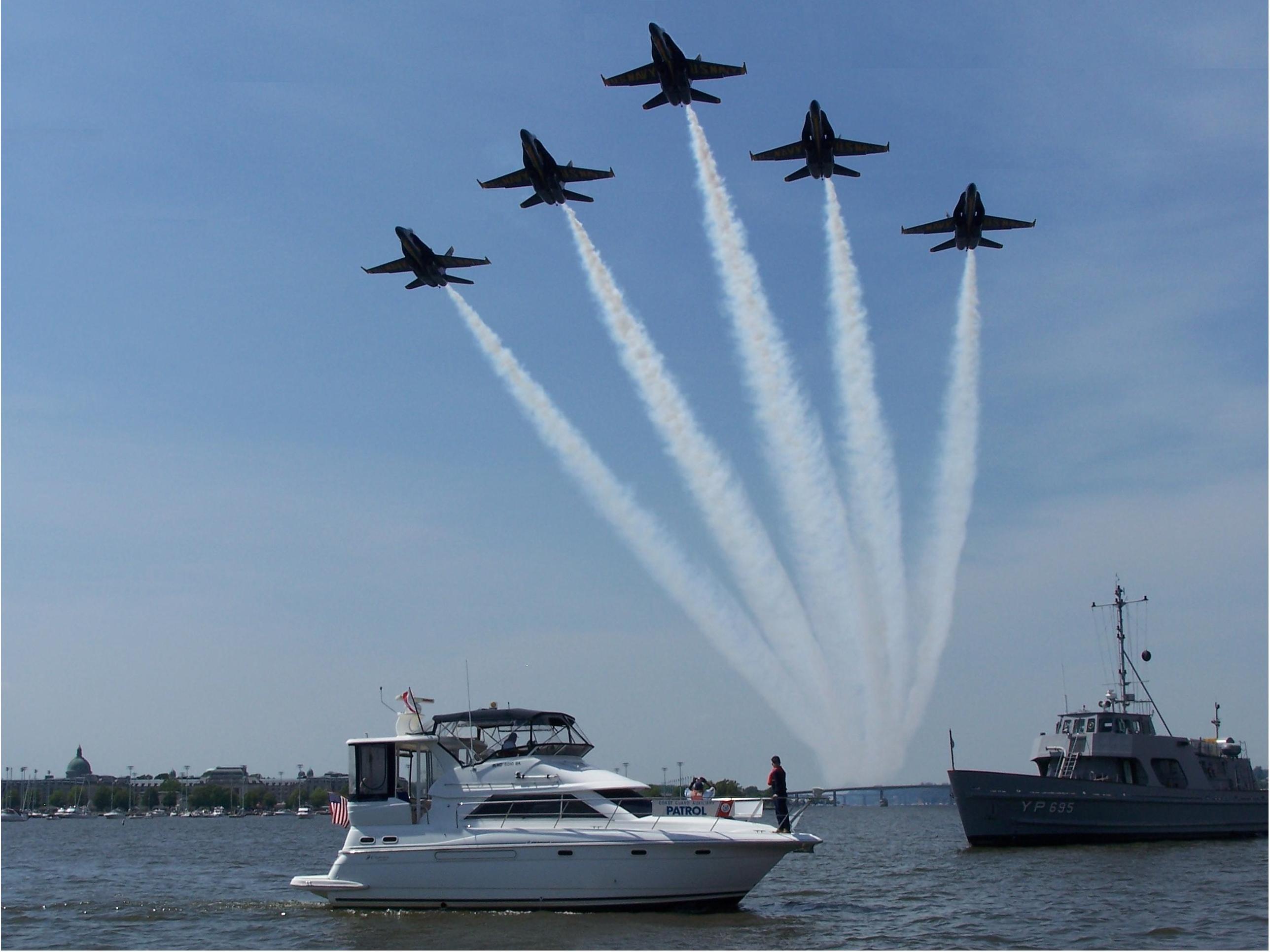 Blue Angels Flyover