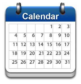 Click on this calendar for this month's class schedules