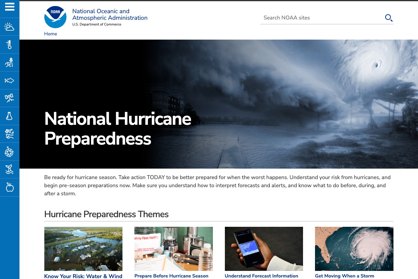 Also check information from the National Weather Service