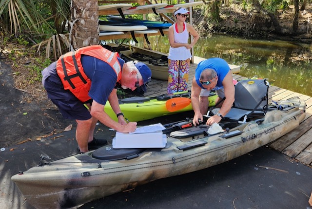Kayak safety inspection