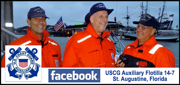 Flotilla 14-7 St. Augustine Coast Guard Auxiliary Facebook