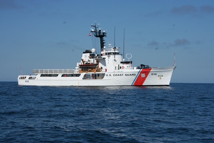 US Coast Guard Cutter Underway