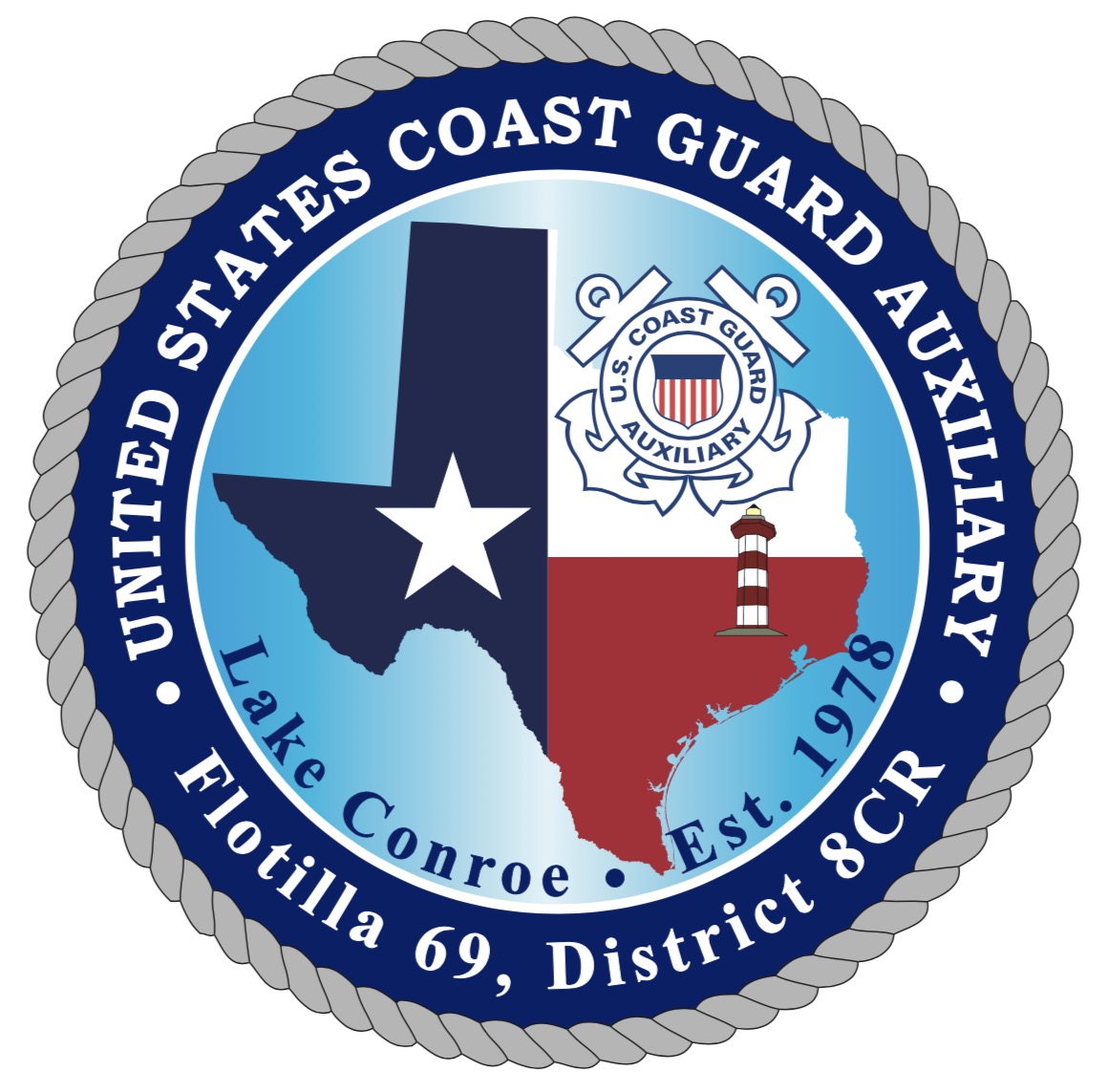 Official Seal of Flotilla 6-9, District 8CR