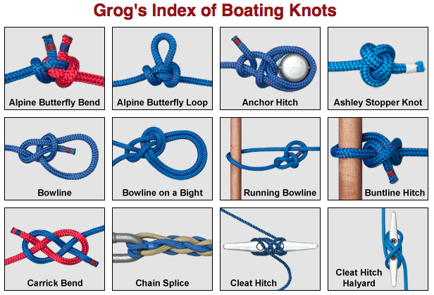 how to tie sailing knots