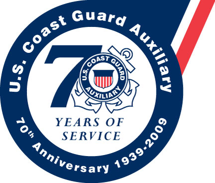 Blue Emblem to honor the 70th Anniversary of the Coast Guard Auxiliary 