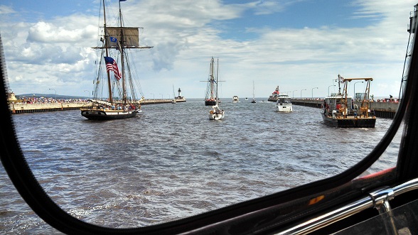 following tall ships