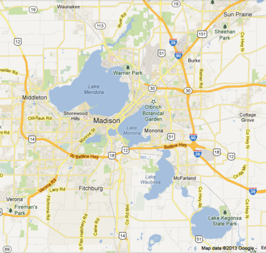 map of AOR