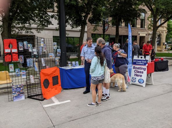 Safety Saturday booth