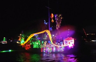 34th Annual Lighted Boat Parade in Santa Cruz